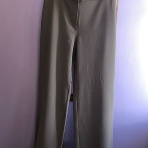 St.John Taupe Wide Leg Pants